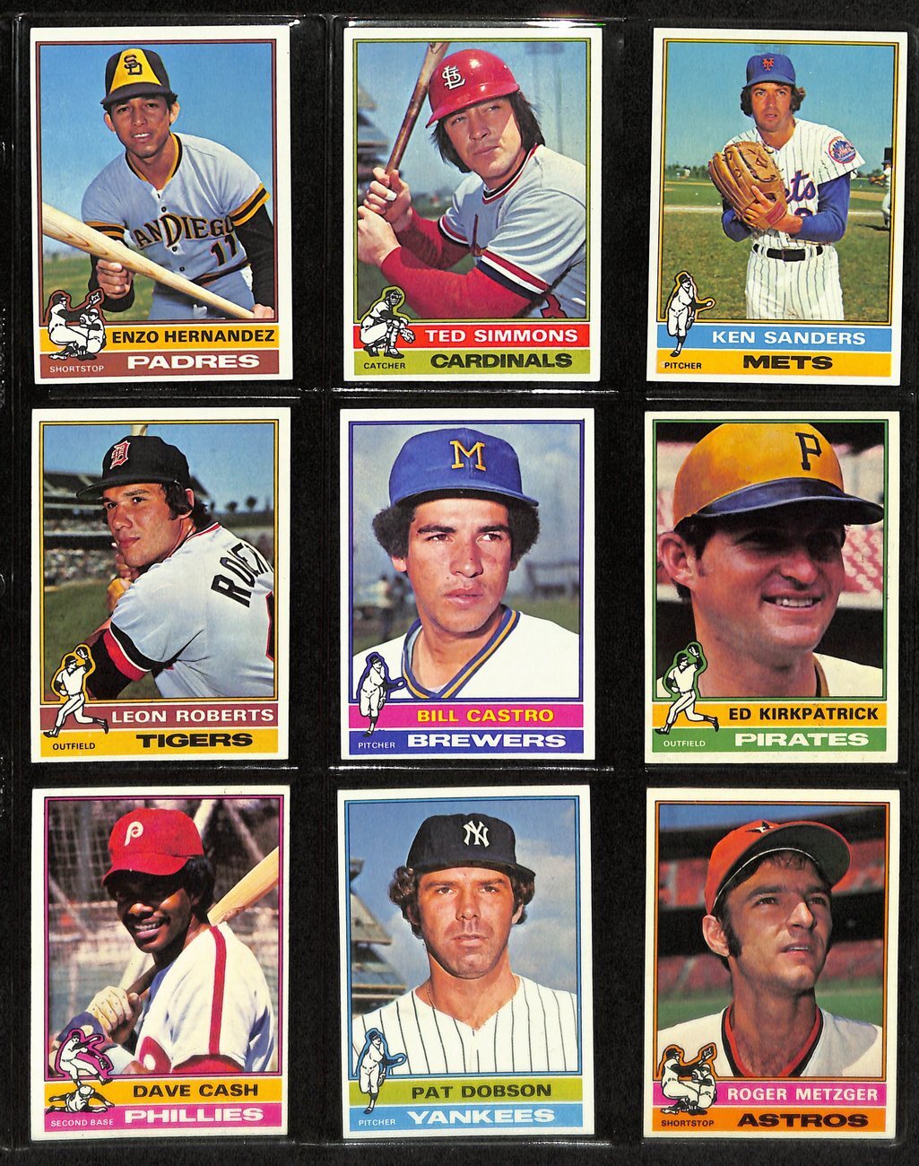 1976 Topps Baseball W/Traded Complete Set Brett