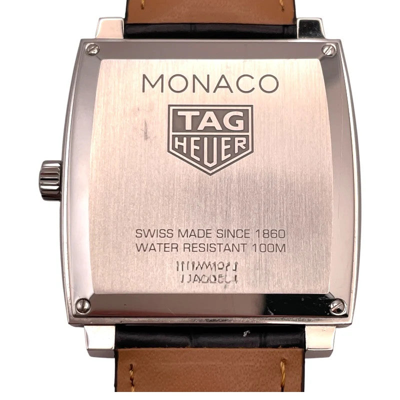 Tag Heuer Monaco Quartz Waw131A.Fc6177 Black Quartz