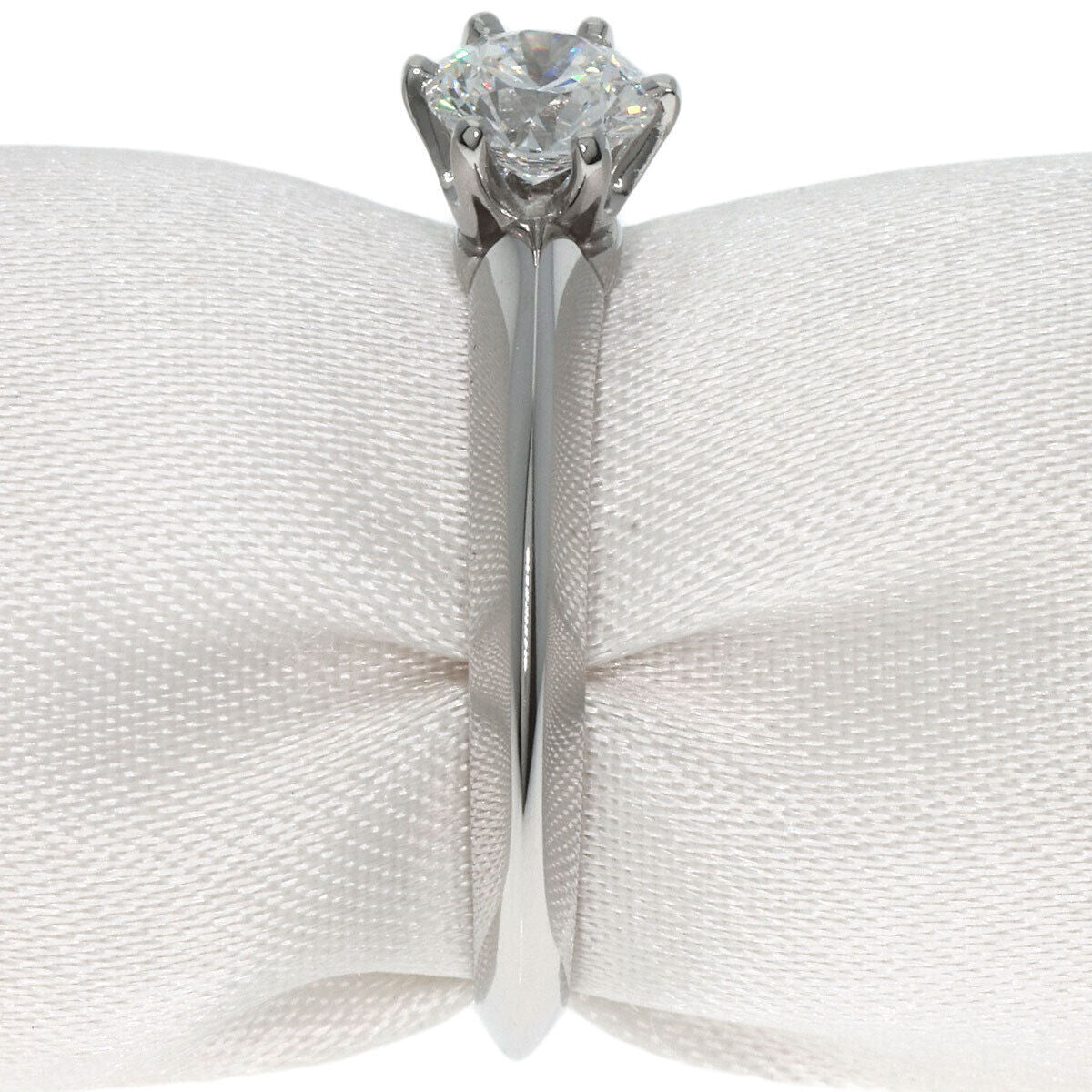 Tiffany&Co. Ring Solitaire Diamond Platinum