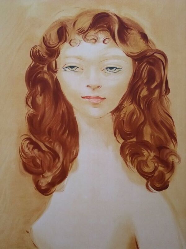 Moise Kisling Lithograph Estampe Women Portrait