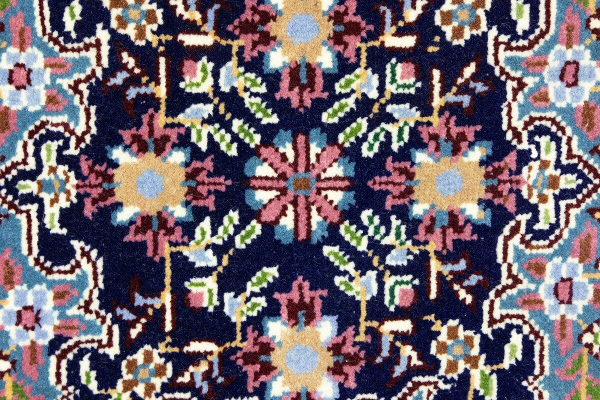 Handmade Kirman Oriental Rug Classic Floral