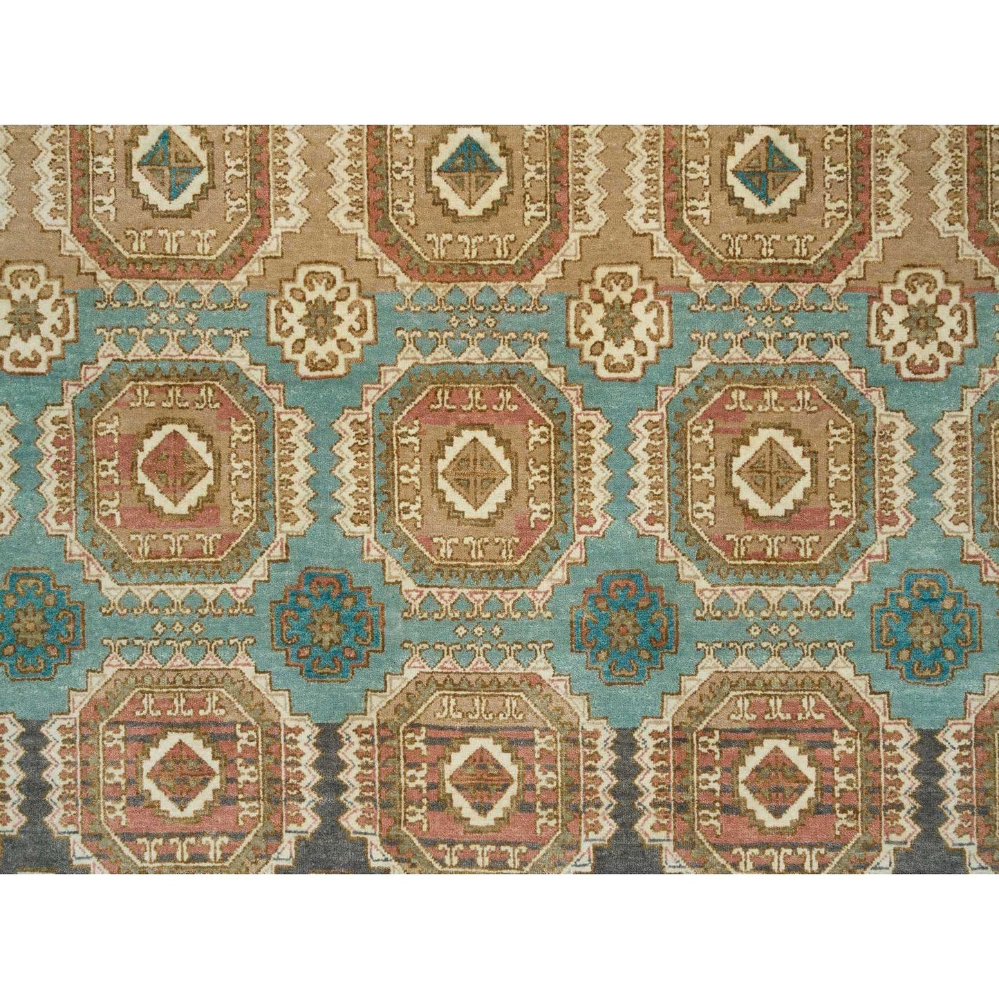 8'3"X10' Hand Knotted Natural Dyes,Caucasian Gul Motifs Oriental Rug