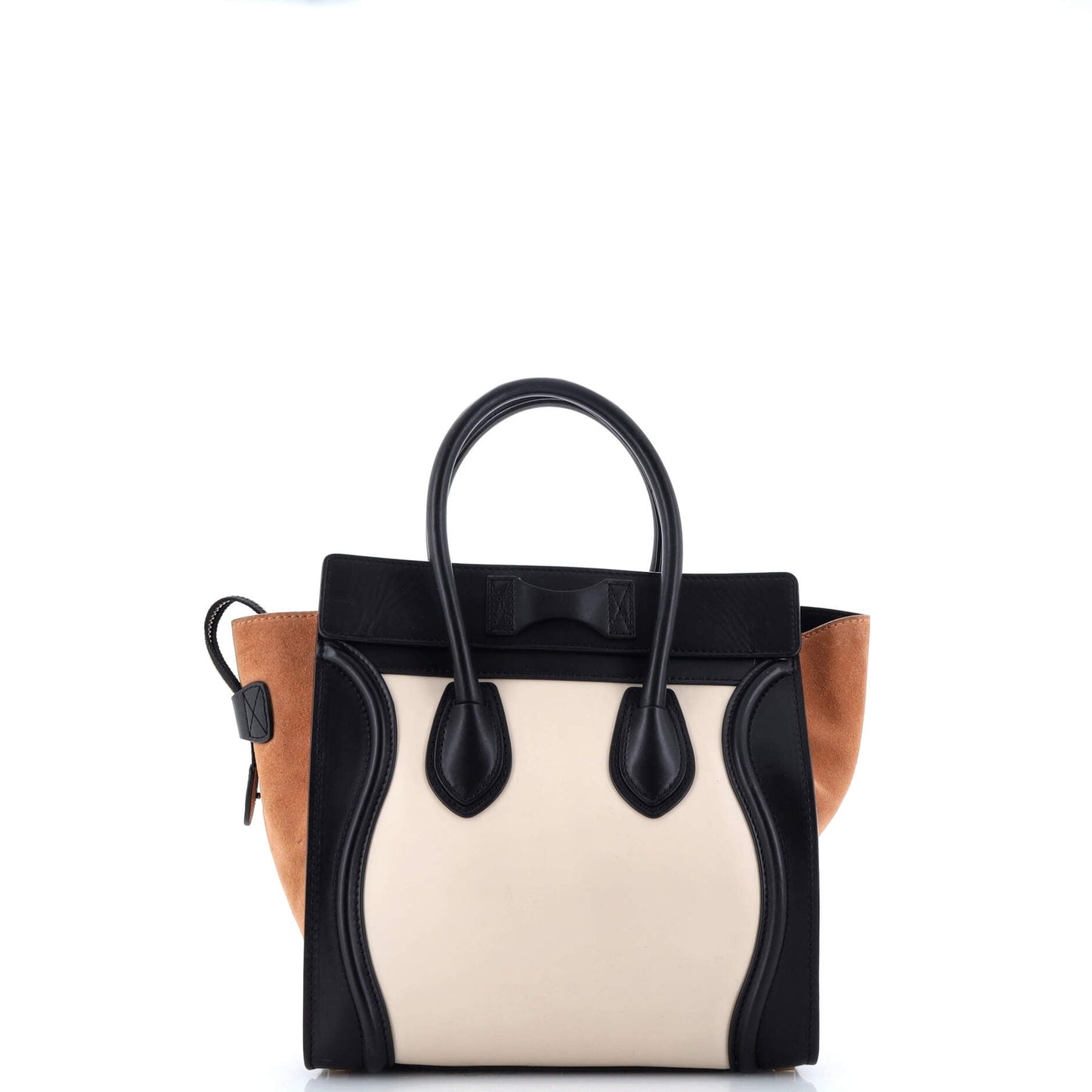 Celine Tricolor Luggage Bag Leather Micro