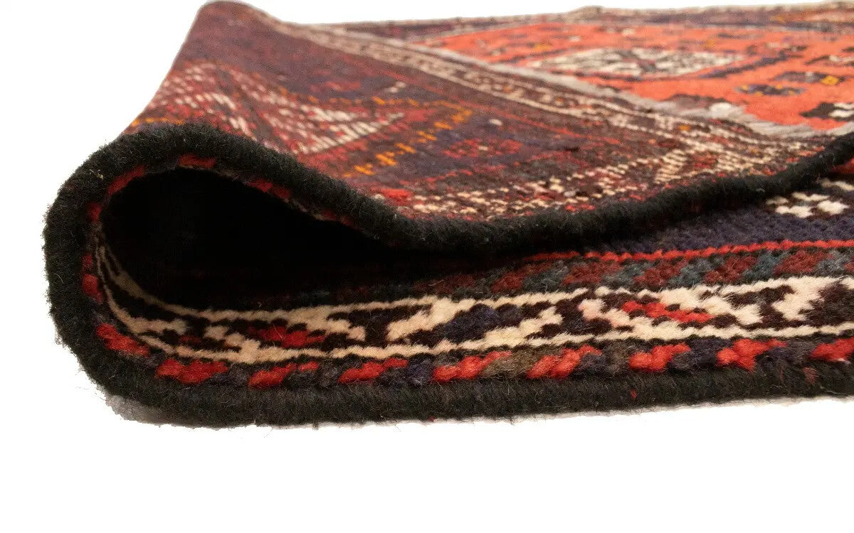 Rare Vintage Handmade Wool Oriental Rug Tribal
