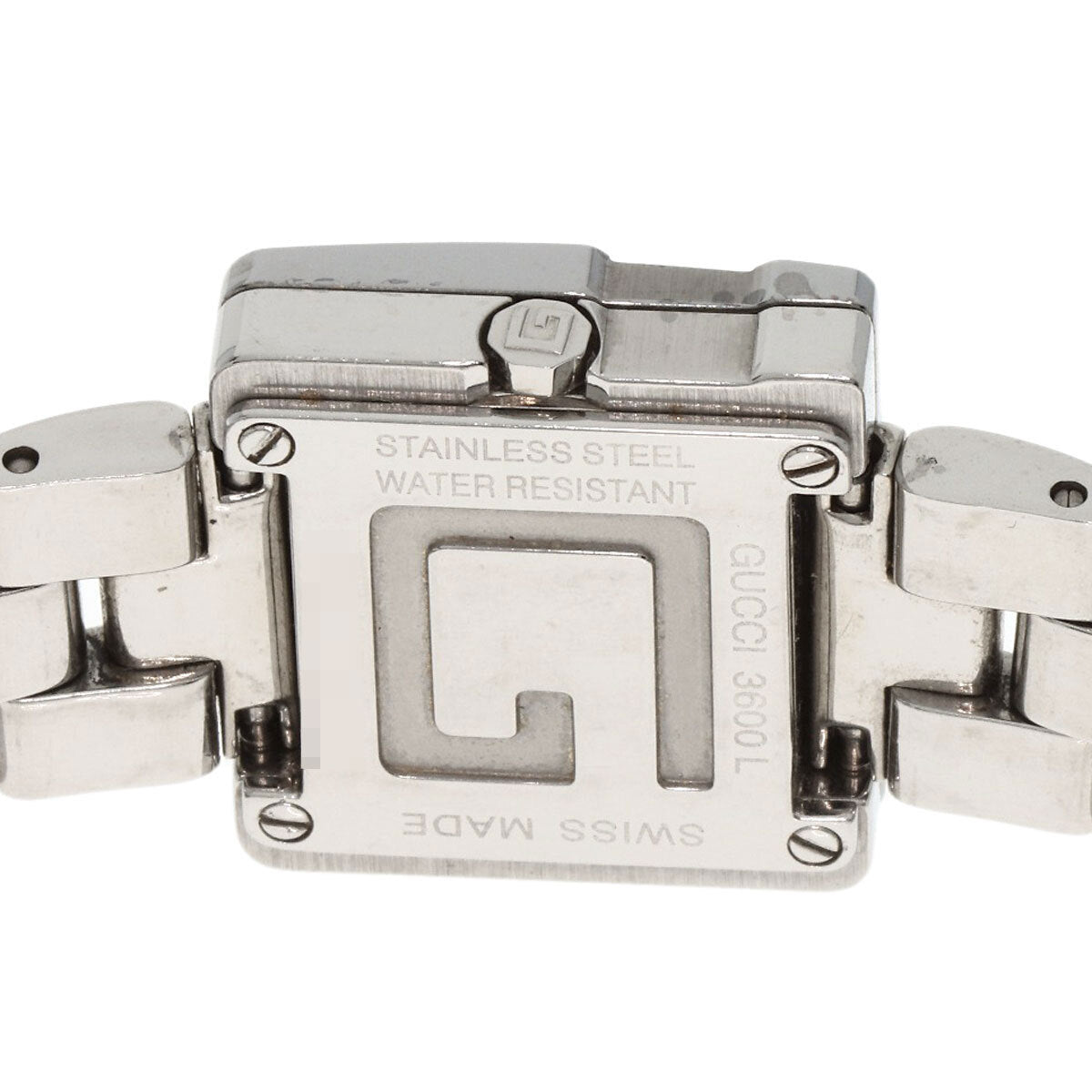 Gucci Square Face Watches 3600L Stainless Steel/Stainless Steel Ladies