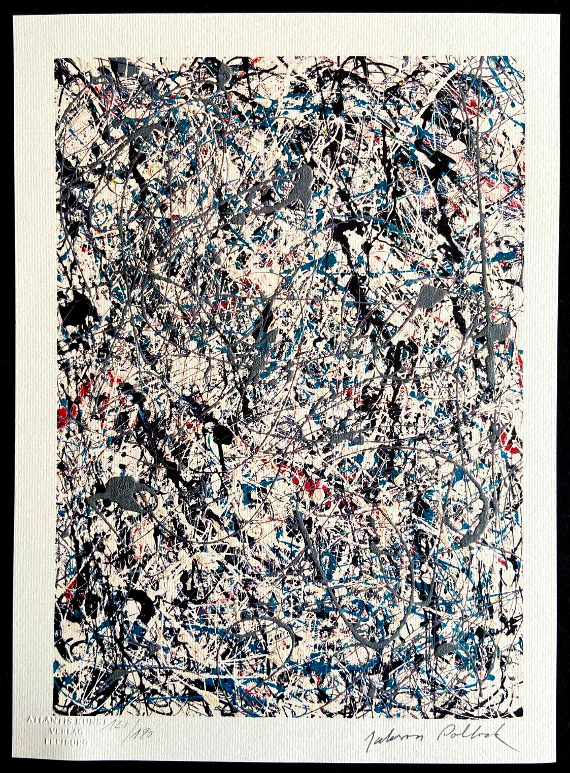 Jackson Pollock Lithograph Coa Signed Numbered