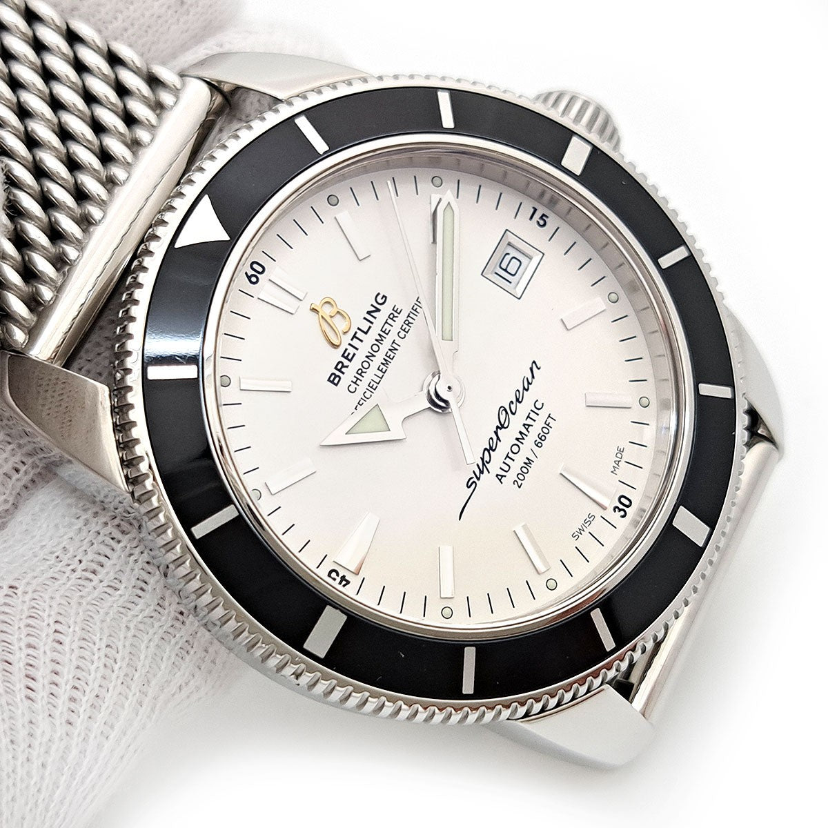 Breitling Superocean Heritage 42 A17321 White Men'S Used Watch #61216