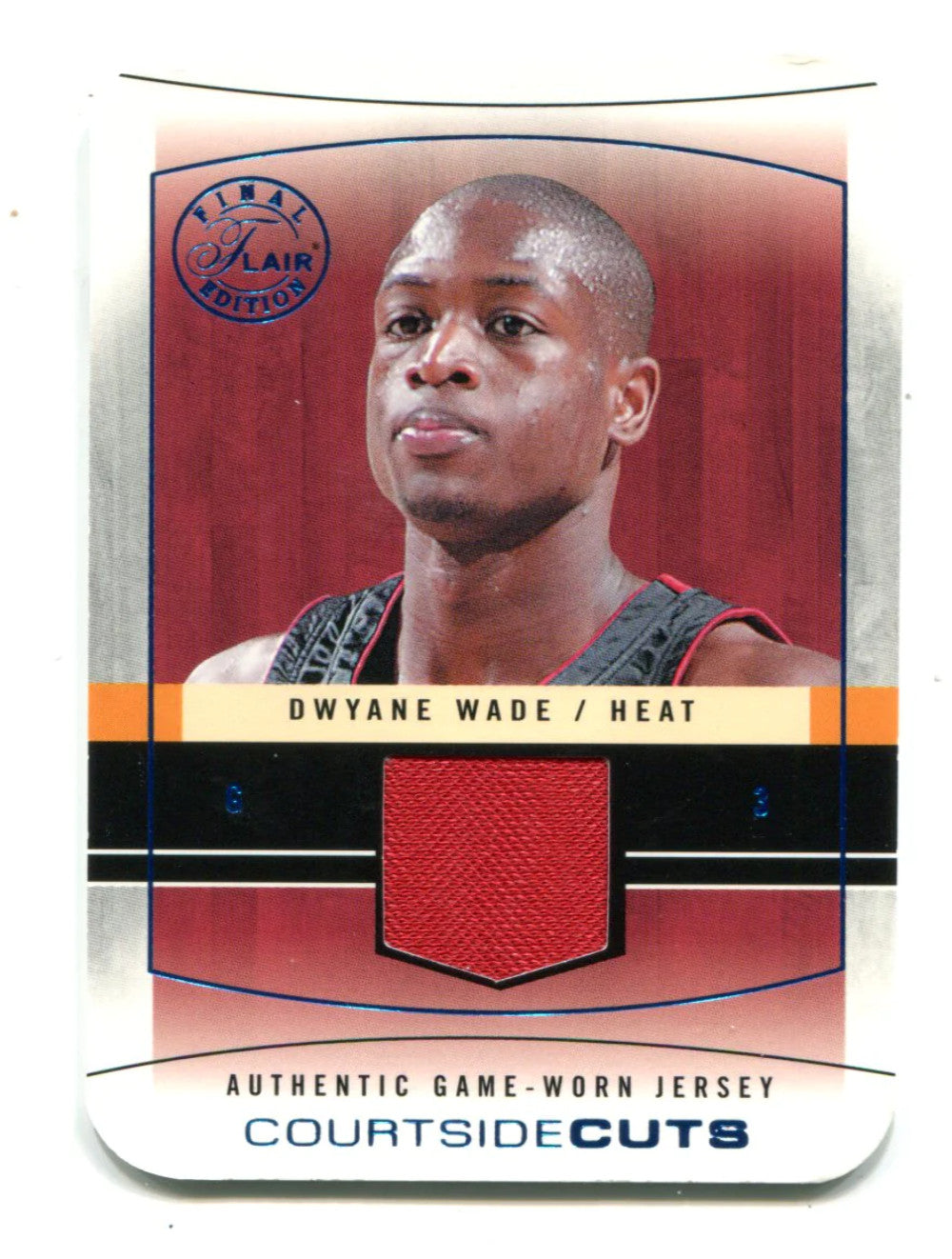 Dwyane Wade 2003 Flair Final Edition Courtside Cuts #Ccdw /25