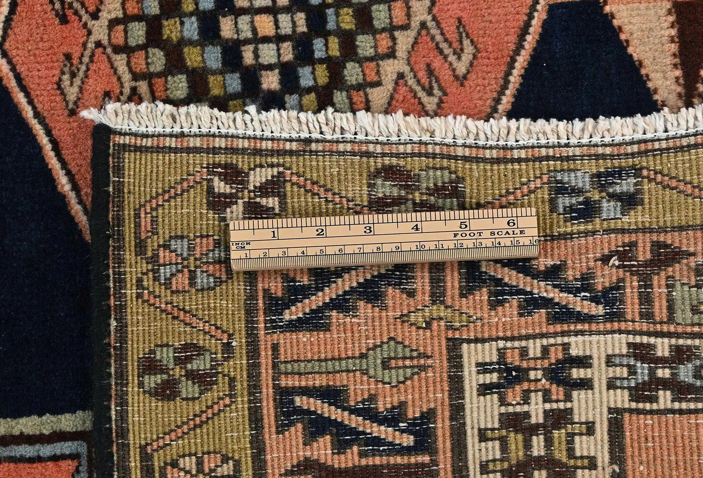 Handmade Farmho Boho Tribal Oriental Rug