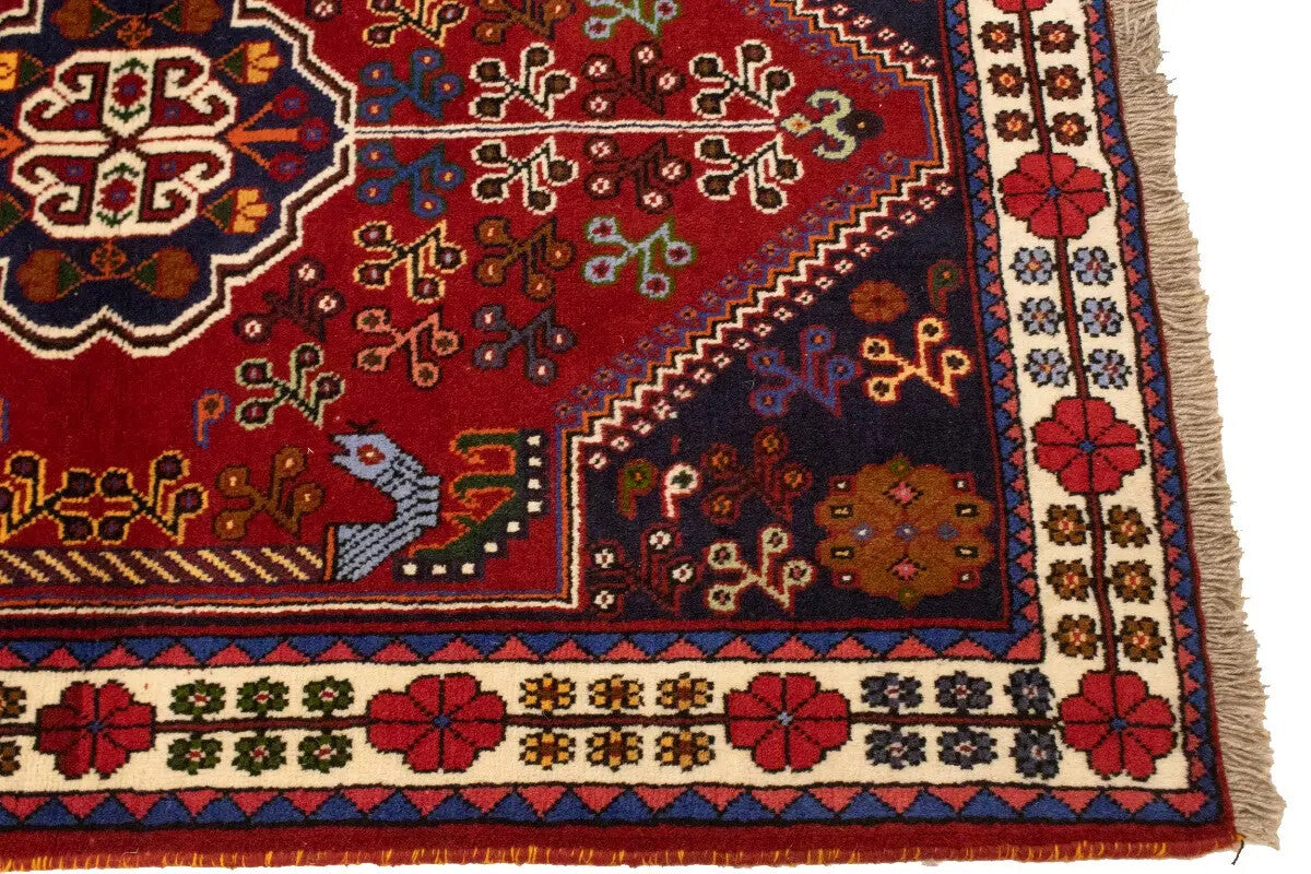 Handmade Wool Tribal Oriental Rug Equestrian