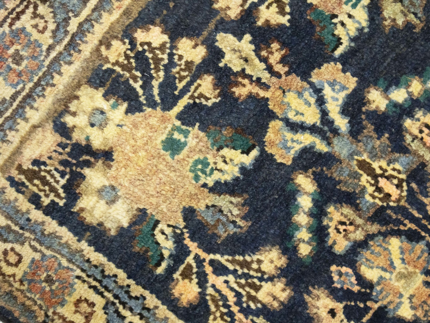 Handmade Vintage Tribal Oriental Rug Farmho
