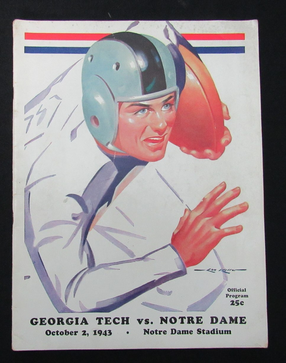 10/2/1943 Georgia Tech Vs. Notre Dame College