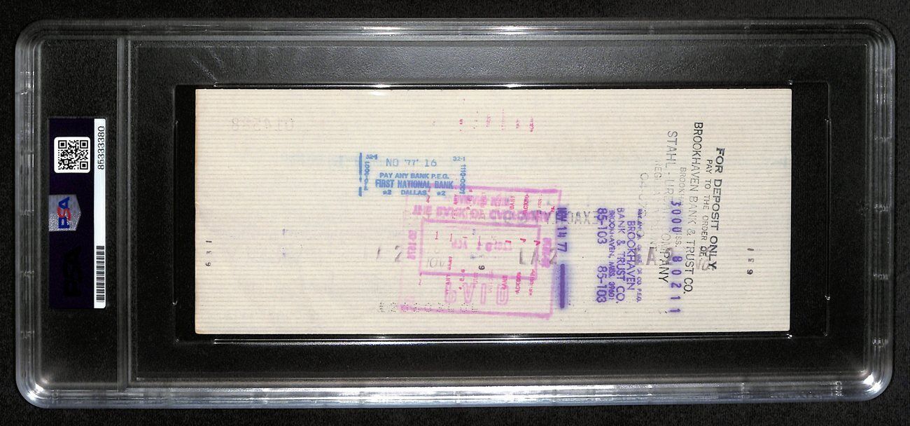 Al Davis Hof Signed/Autographed 8.5X3.5 Bank