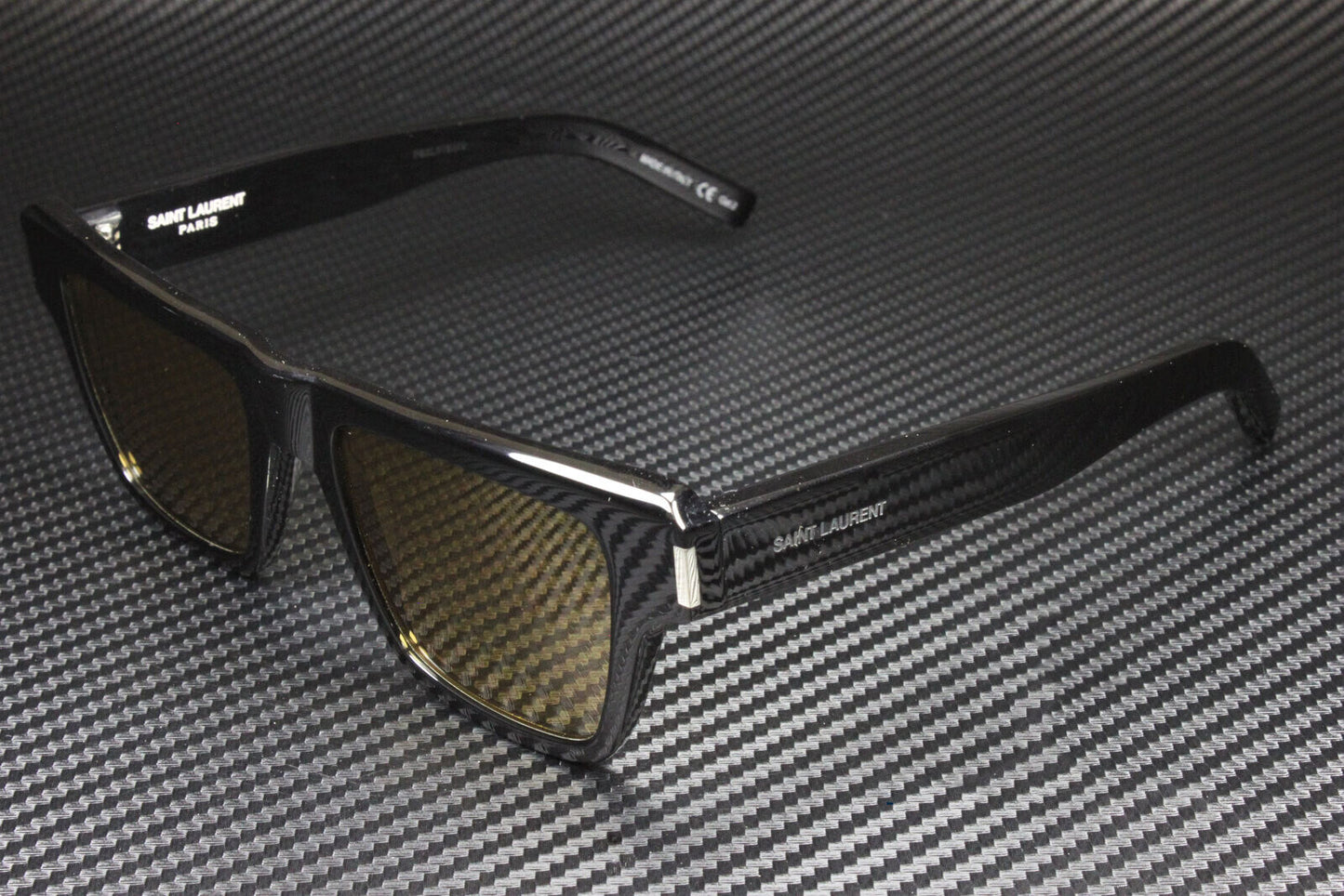 Saint Laurent Sl 469 004 Black Square 51 Mm Men'S