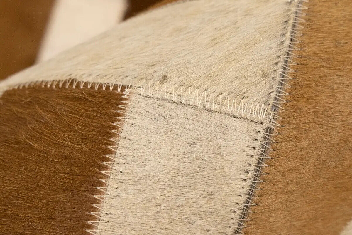 Contemporary Brown Cowhide Rug Large Modern