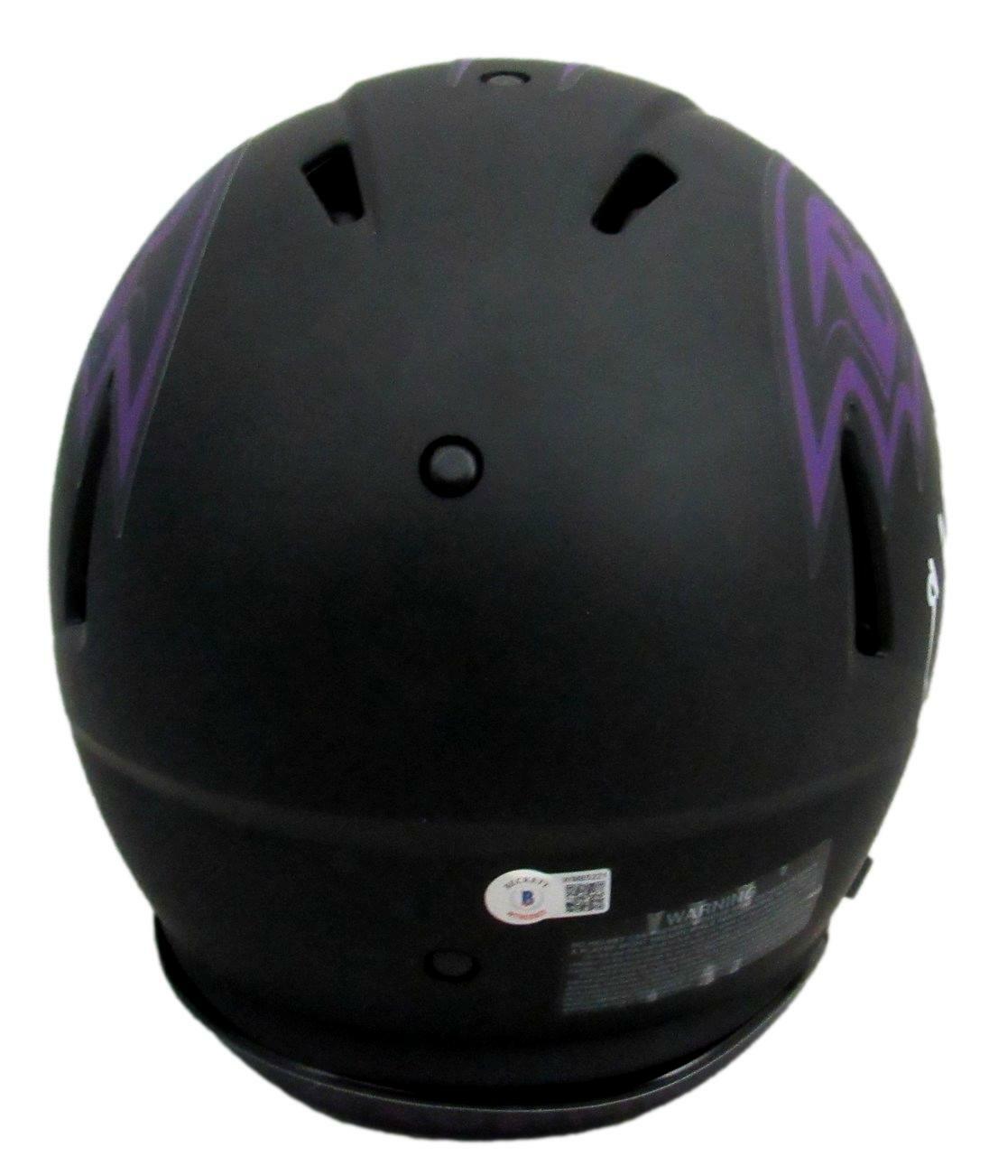 Ed Reed Signed Ravens Eclipse Authentic Full Size