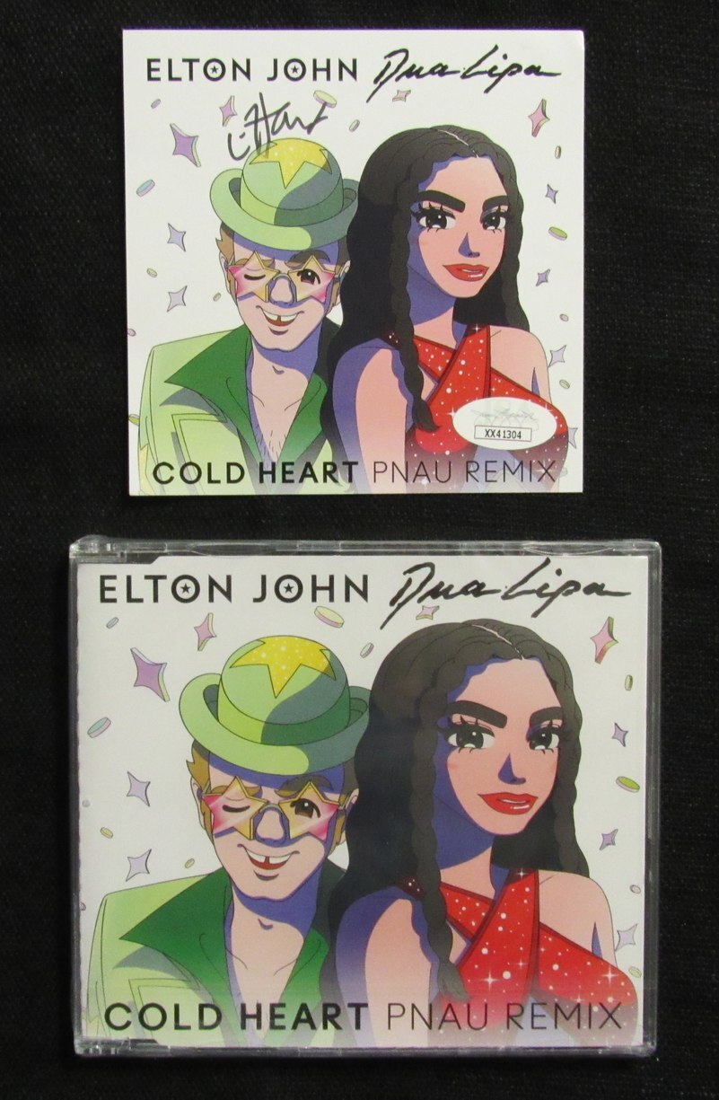 Elton John Autographed Elton & Dua "Cold Heart