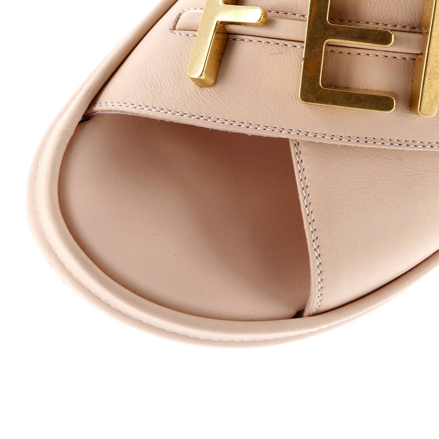 Fendi Women'S Fendigraphy Slide Sandals Leather