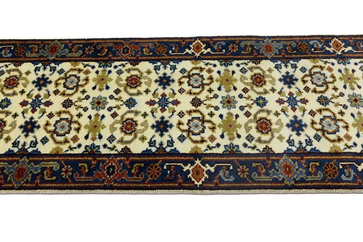 Hand-Knotted Chobi Floral Style Oriental Runner