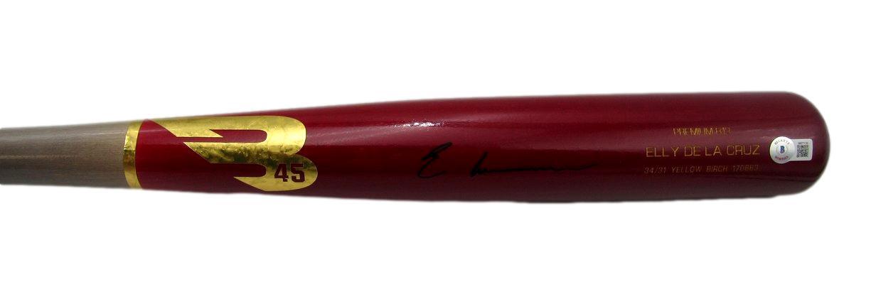 Elly De La Cruz Signed Player Model Baseball Bat