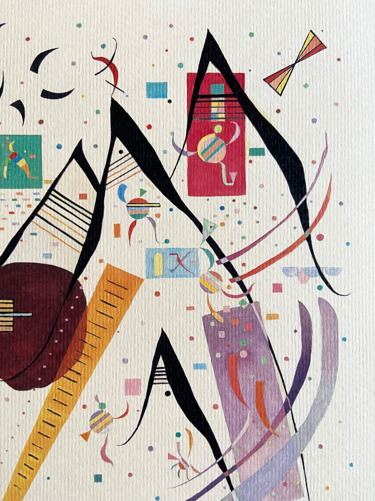 Wassily Kandinsky Lithograph Mourlot 1951 Coa