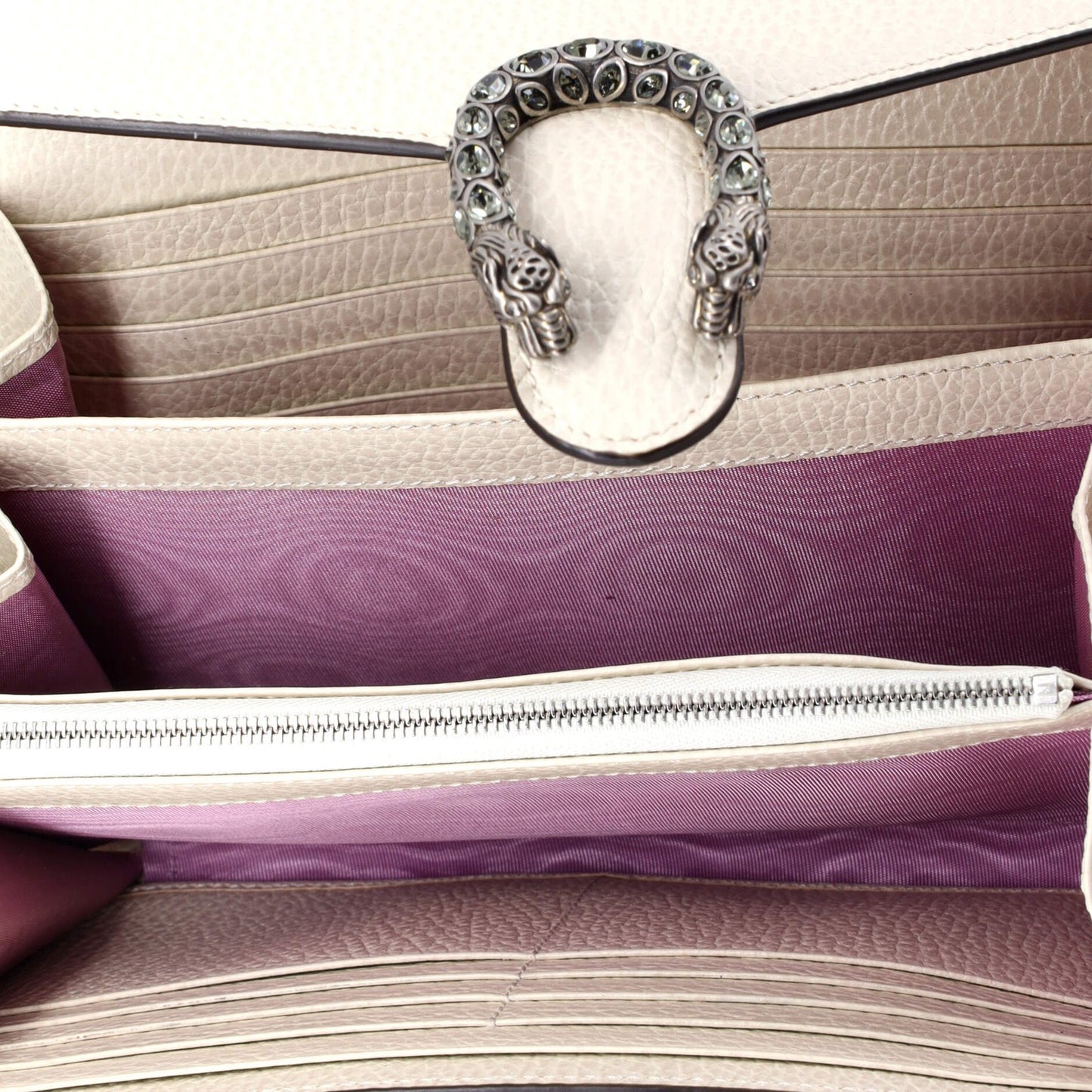 Gucci Dionysus Chain Wallet Leather With Embellished Detail Small