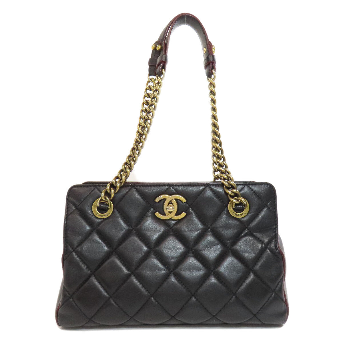 Chanel Shoulder Bag Chain Bag Matelasse Gold