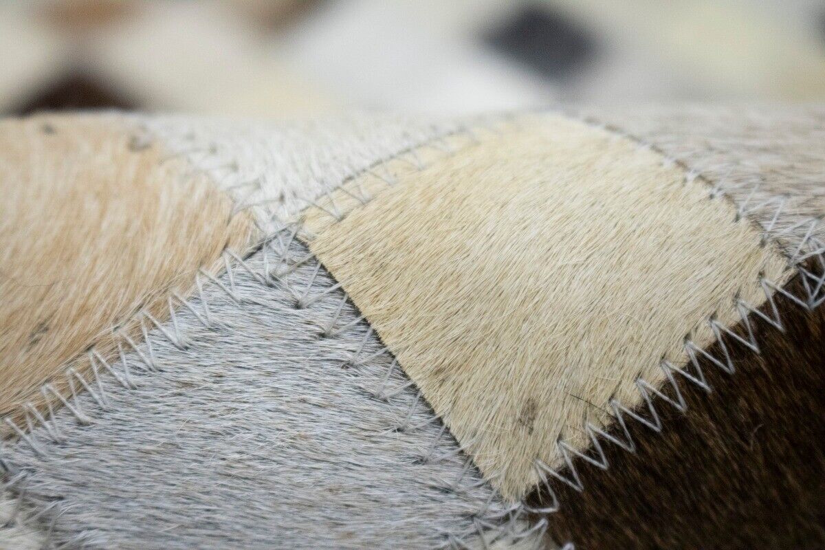 Handcrafted Multicolored Cowhide Leather