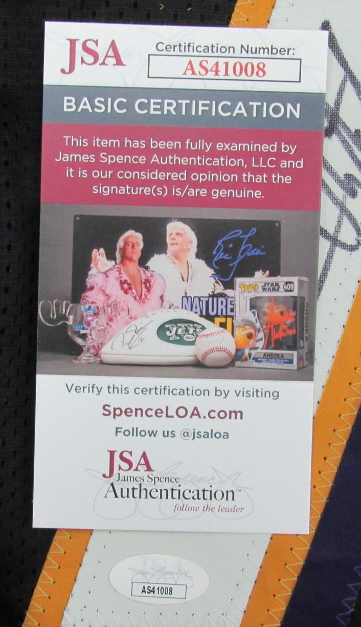 Ronnie Stanley Autographed Baltimore Ravens Custom Jersey Jsa 186824