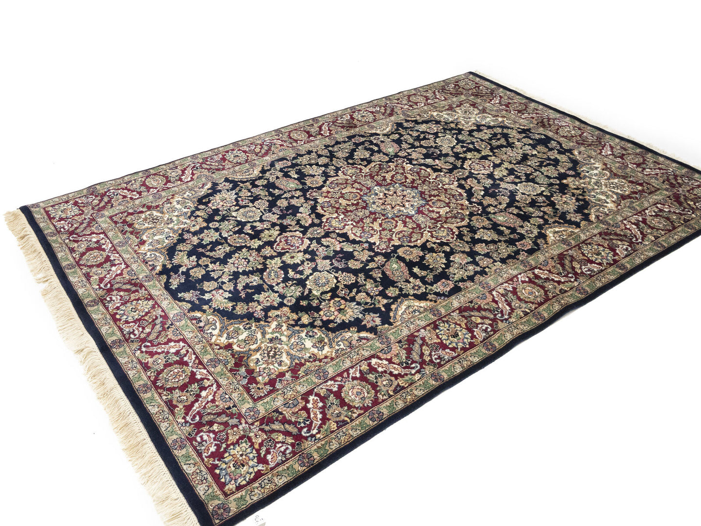 Handmade Oriental Rug Classic Floral Design Home