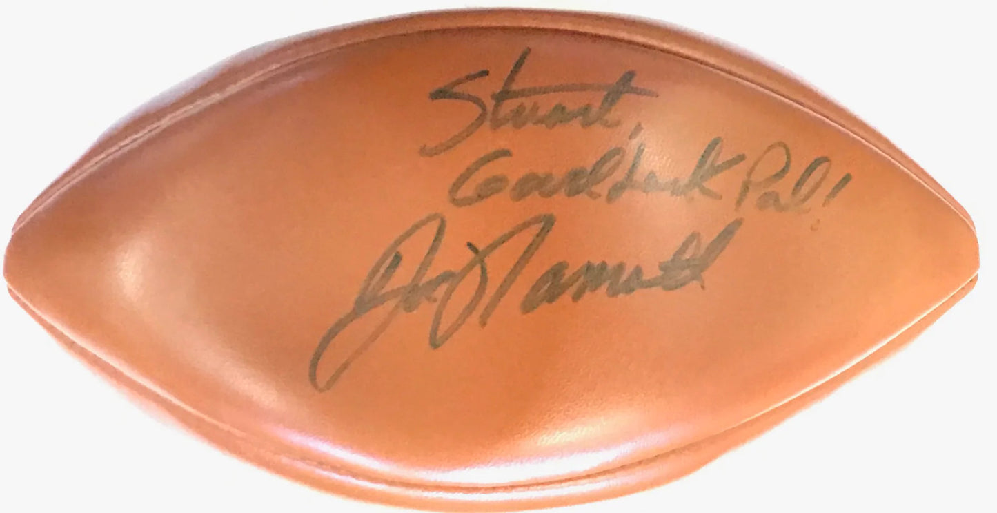 Joe Namath Autographed Wilson Football New York