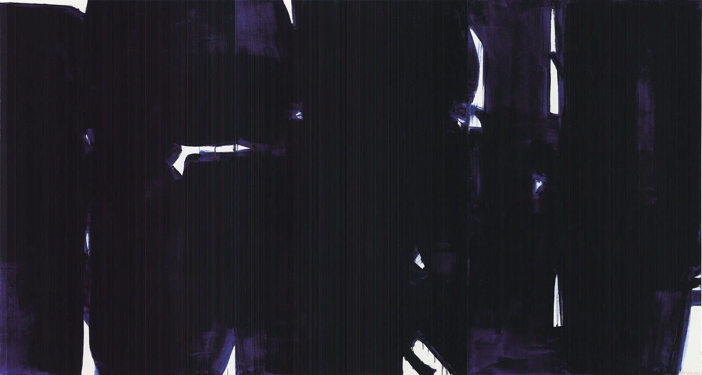 Pierre Soulages Painting June 3, " Offset Lithograph Abst