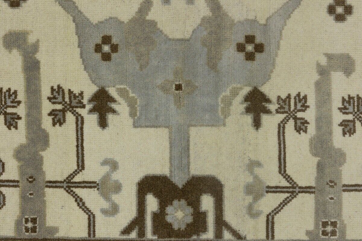Handmade Wool Oushak Oriental Rug Extra Large