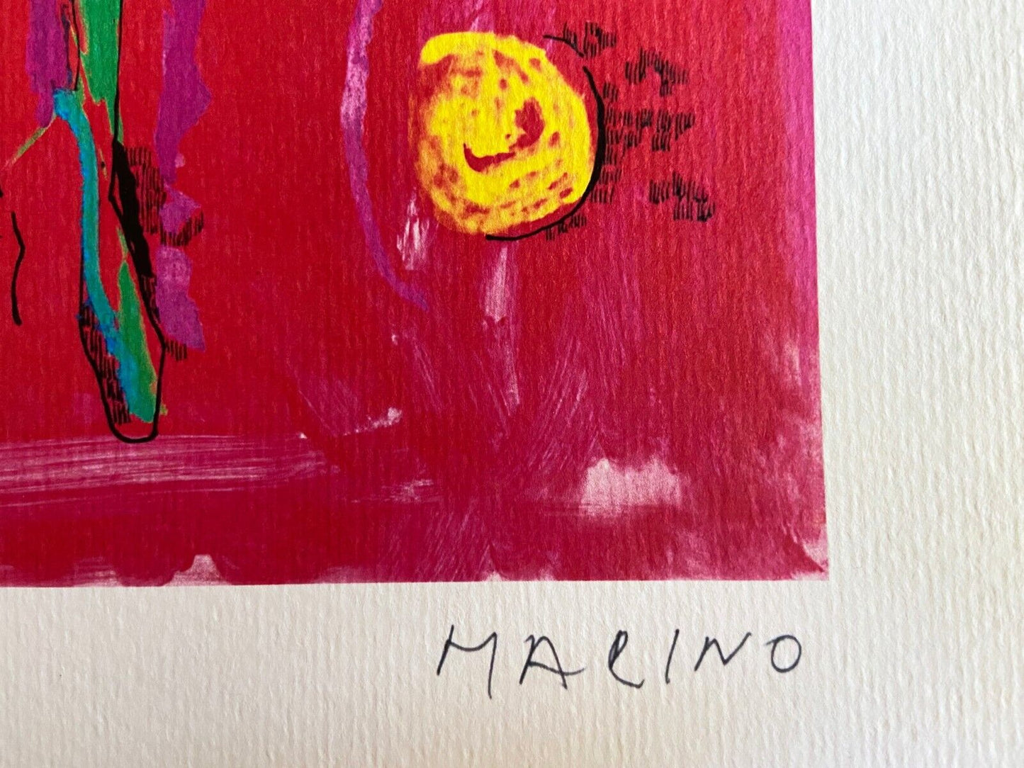 Marino Marini Lithograph Coa Numbered Limited