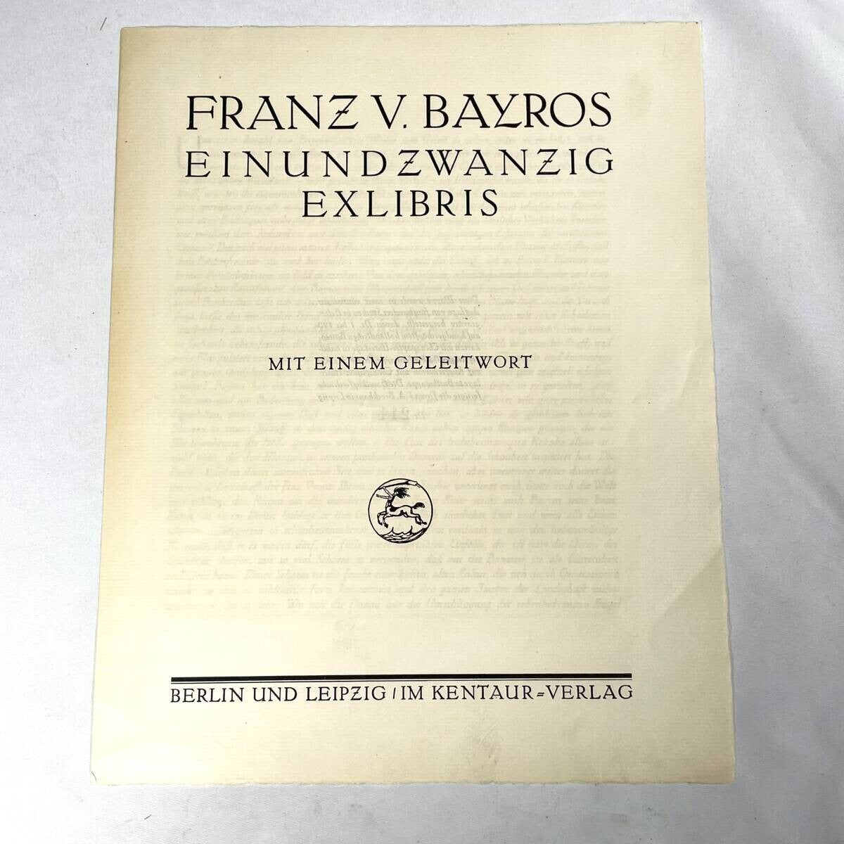 21 Exlibris Von Franz Von Bayros Limited Edition 500 1920S Art Nouveau Portfolio