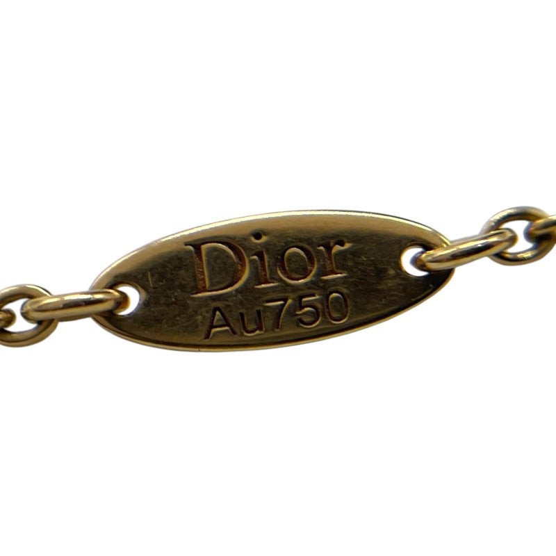 Christian Dior Rose Des Vents 1P Diamond Necklace Au750