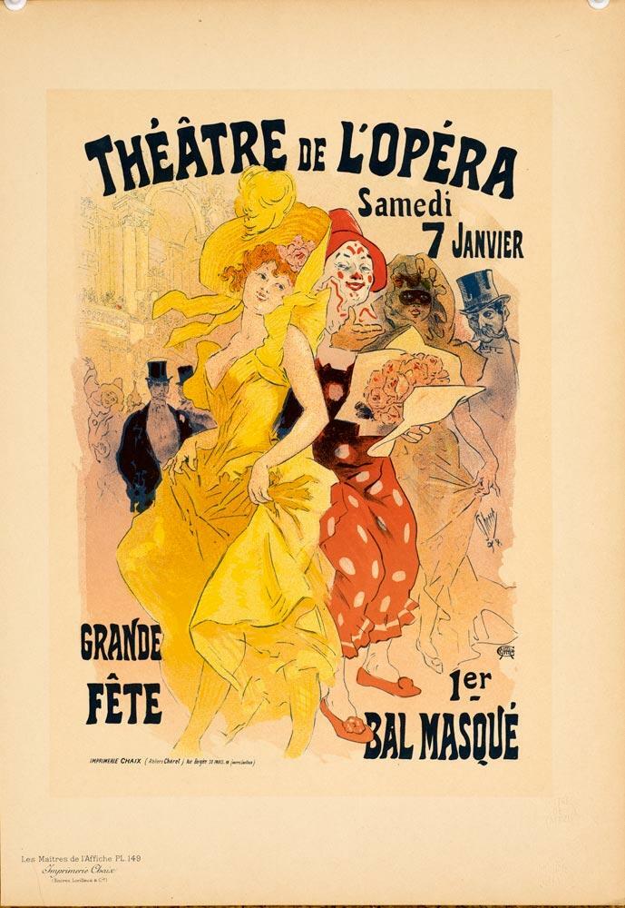 Jules Cheret Maitres De L'Affiche Original Poster Vintage Theatre L'Opera 1896