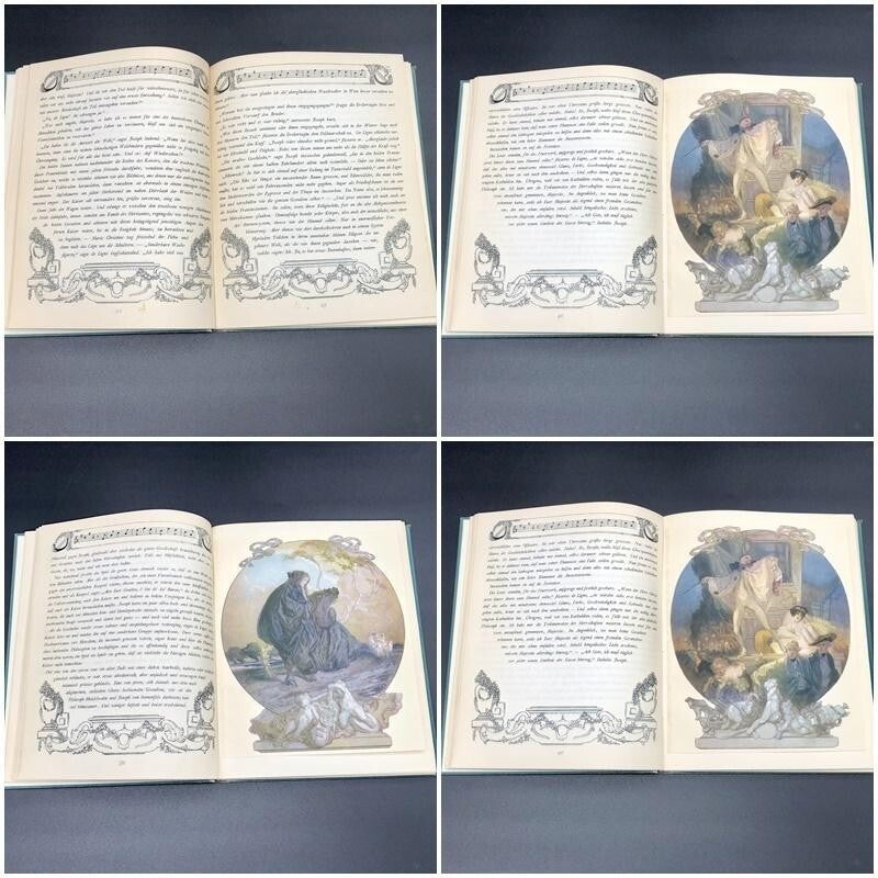 Franz Von Bayros - "Mozart's Carnival" Opera Rare Limited Book Lithograph 1922