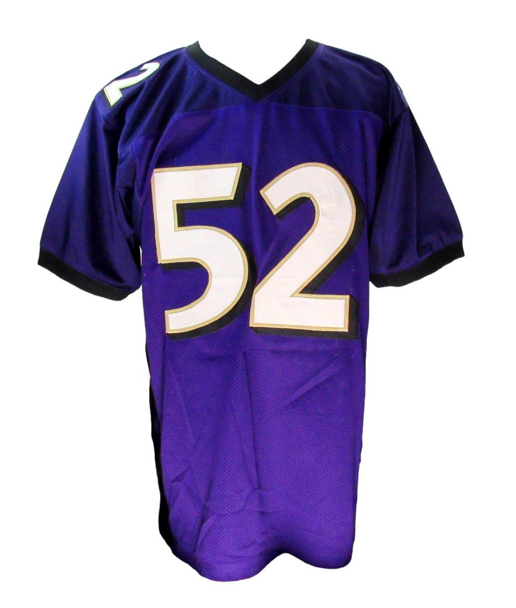 Ray Lewis Hof Signed/Auto Photo Football Jersey