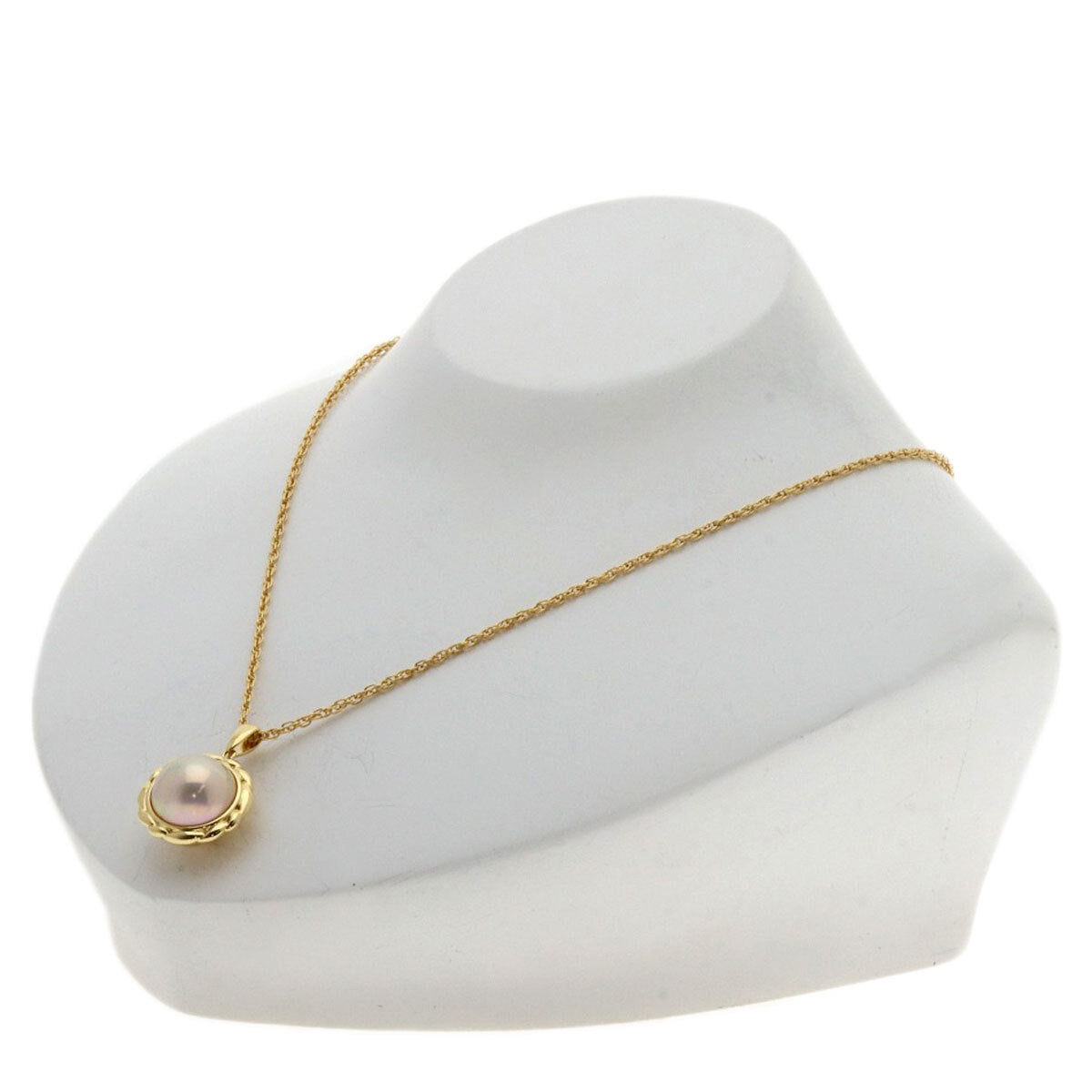 TASAKI Necklace Mabe Pearl Pearl K18 Yellow Gold