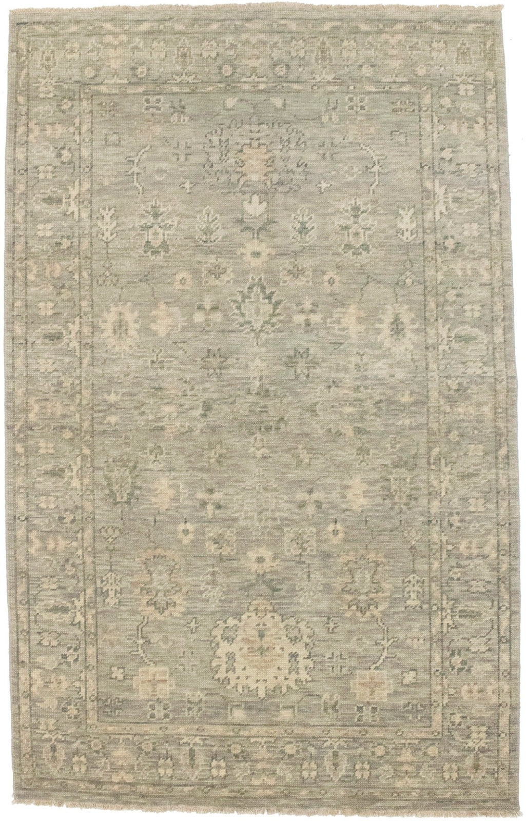 Handmade Vintage Style Oriental Rug Transitional
