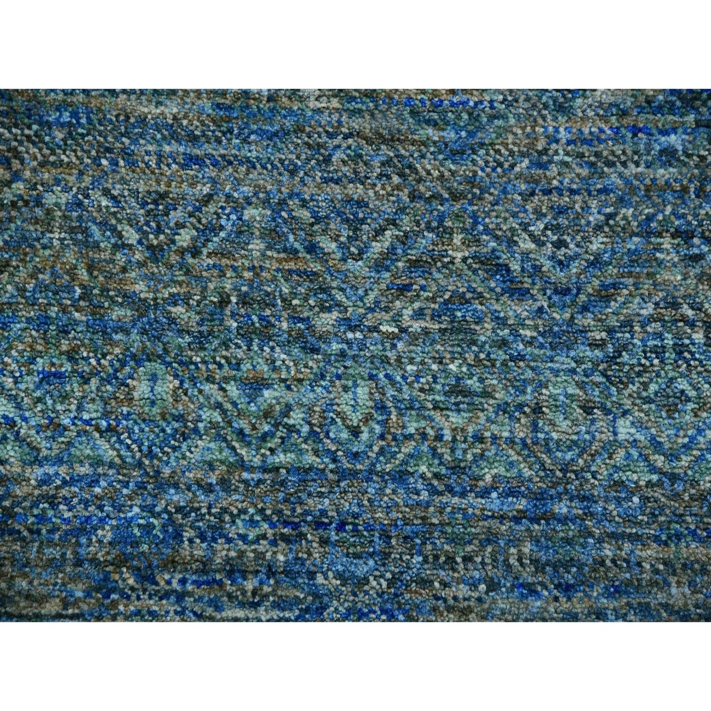 10'X10' Green 100% Wool Hand Knotted Kohinoor Herrita Round Oriental Rug