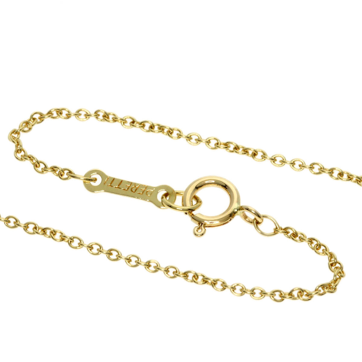 Tiffany&Co. Necklace Open Heart K18 Yellow Gold