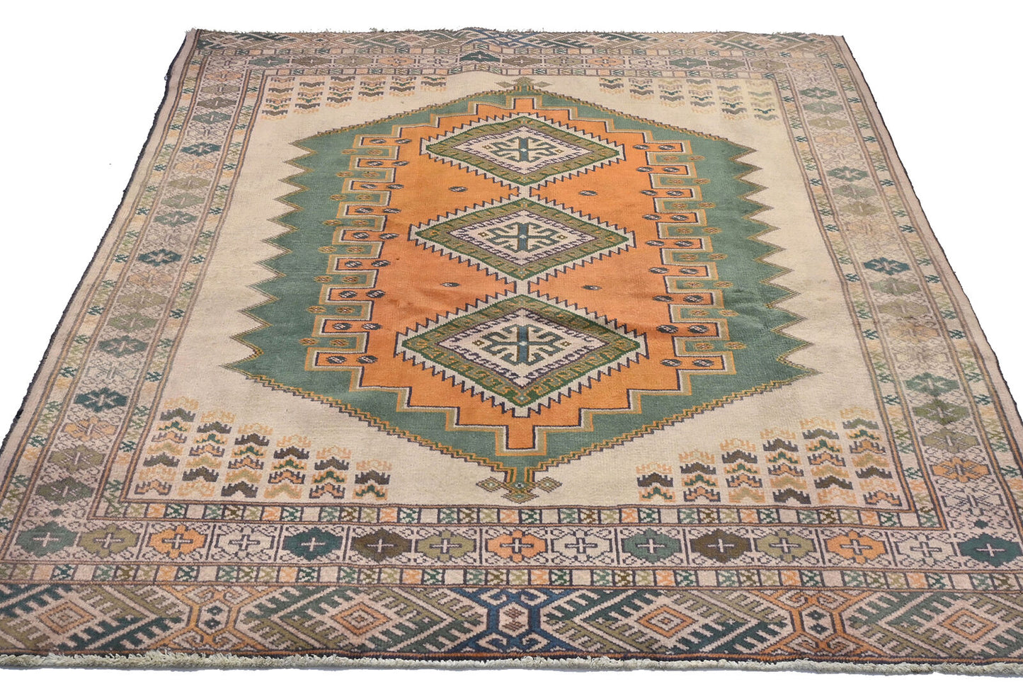 Handmade Tribal Geometric Oriental Area Rug