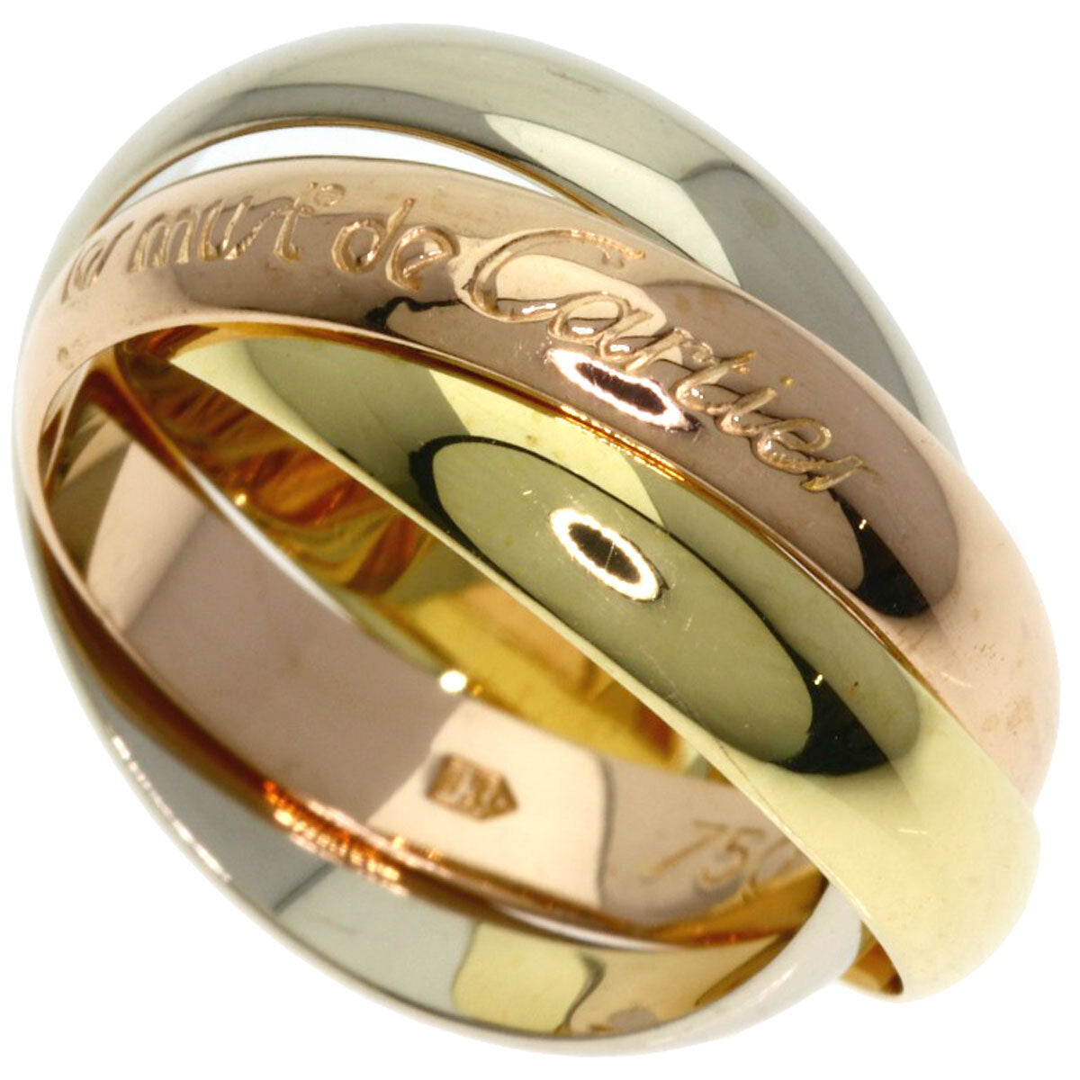 Cartier Ring Trinity #47 K18 Yellow Gold K18