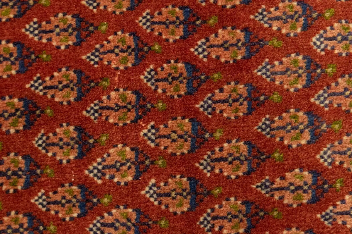 Vintage Oriental Runner Rug Allover Floral Design
