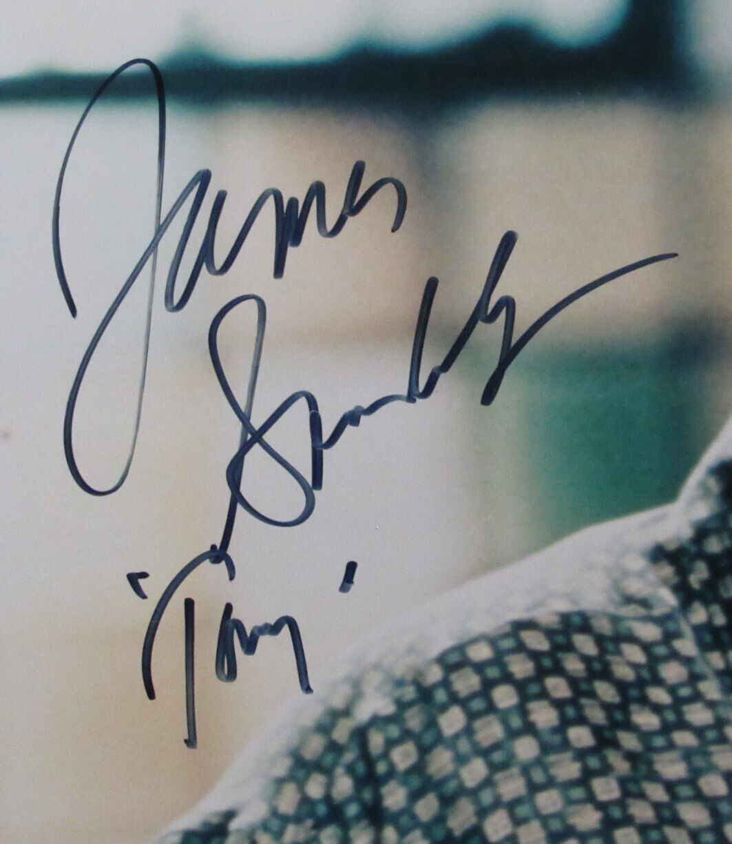 James Gandolfini Signed/Inscribed "Tony" 16X20
