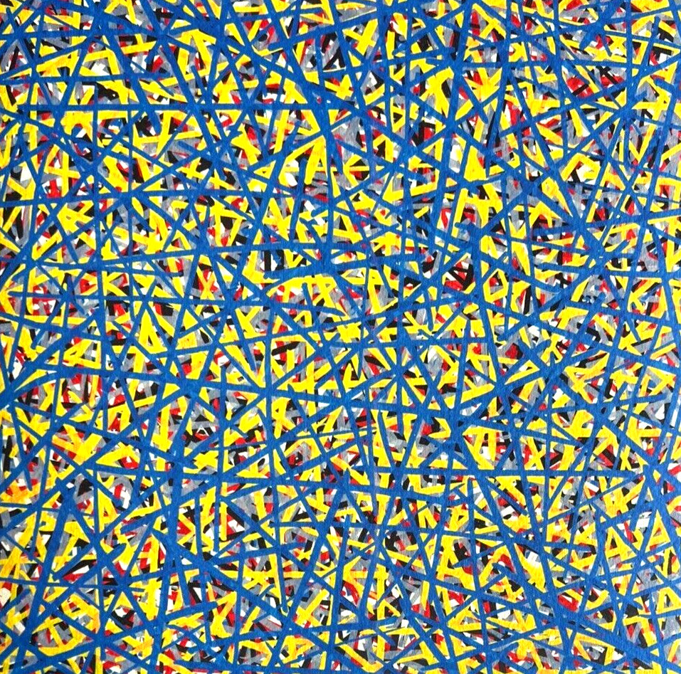 Sol Lewitt Lithograph Coa Hand Numbered Signed O.P. Stamp