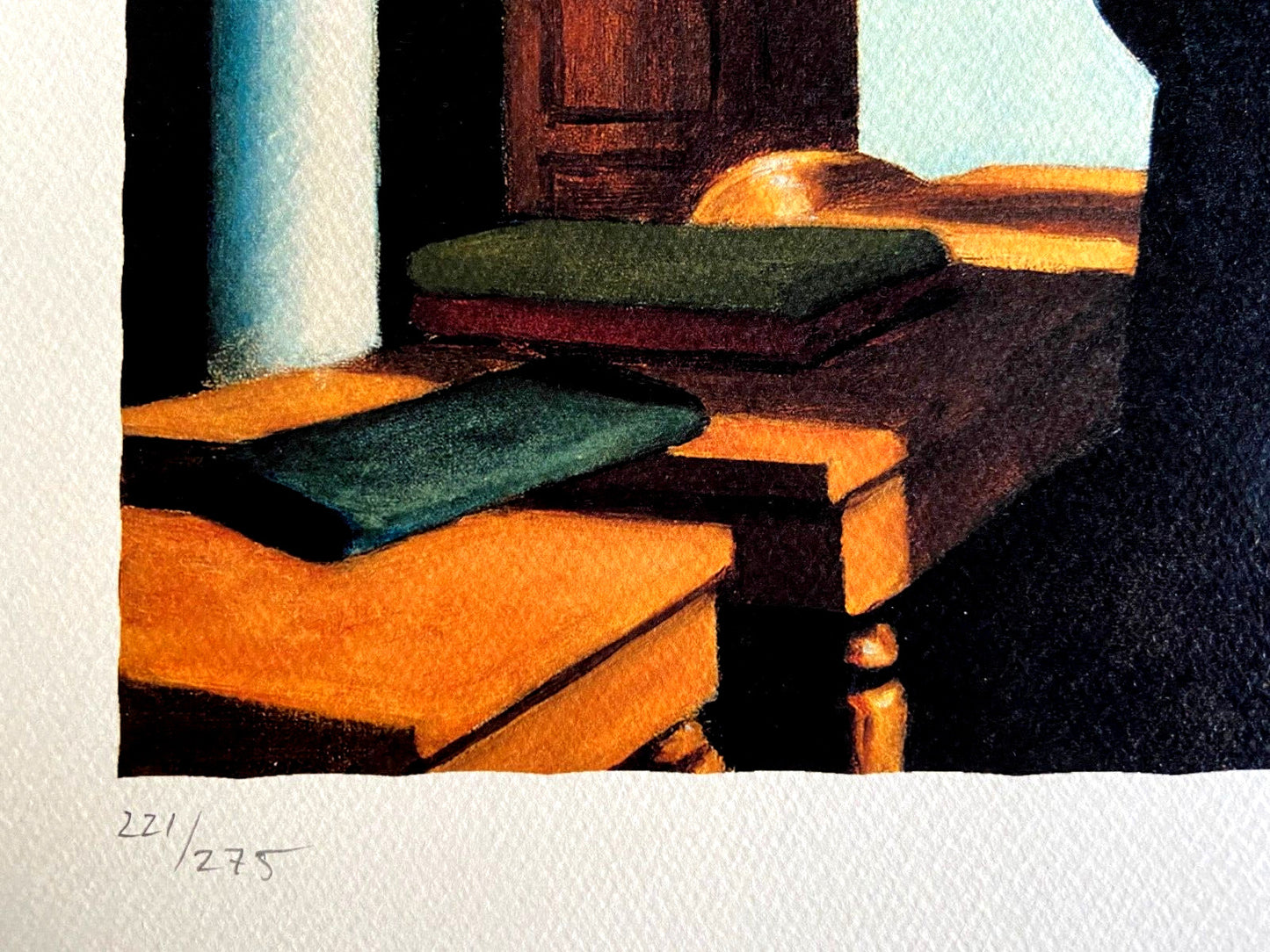 Edward Hopper Lithograph (Norman Rockwell Paul