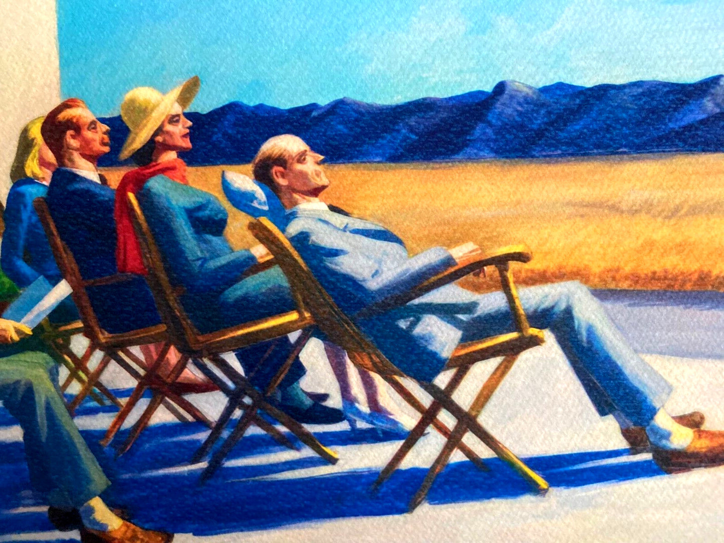 Edward Hopper Coa Lithograph Signature Stamp